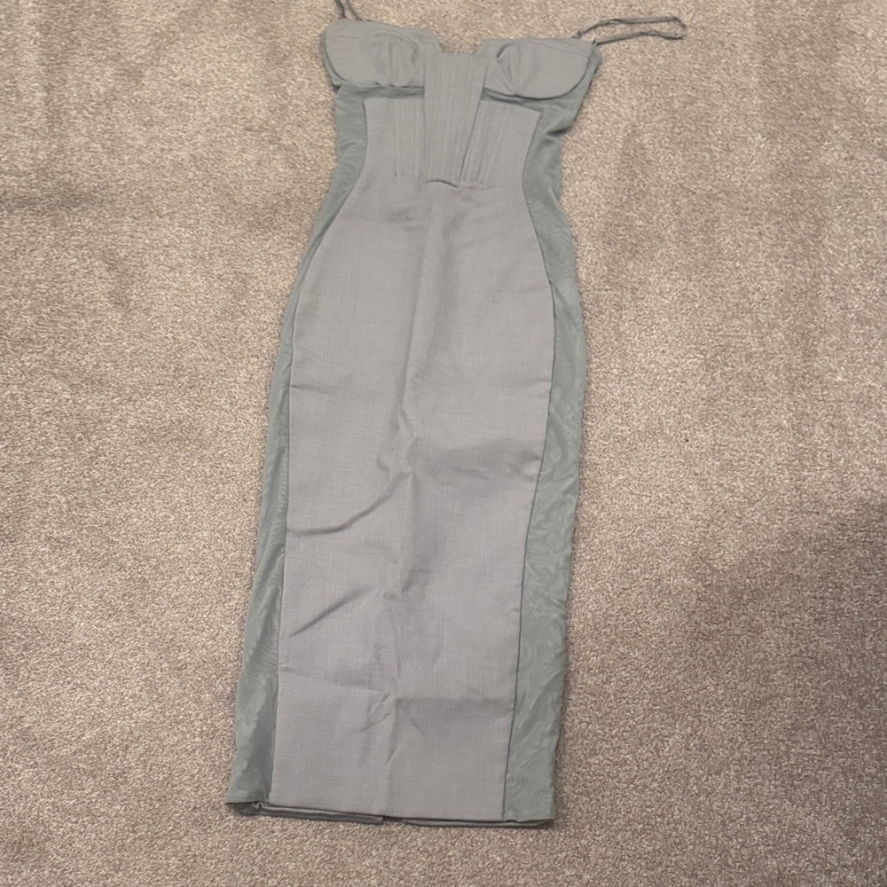House of CB Gray Midi Dress - Picture 9 of 11